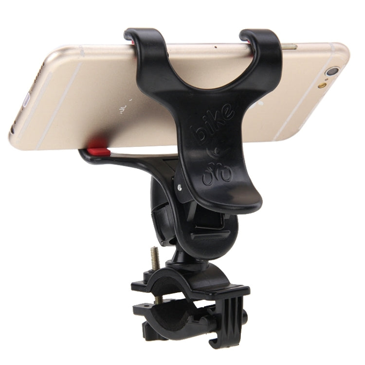 360 Degree Rotation Universal Mobile Phone Bicycle Clip Holder Cradle Stand, Clip Support Phone Width: up to 10cm