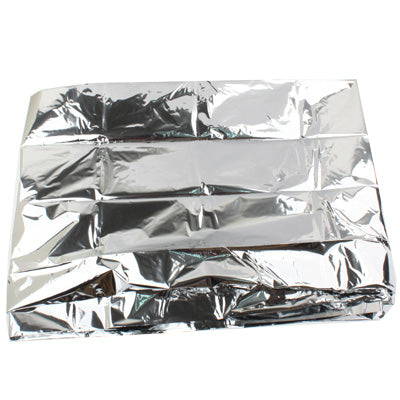 Compact Lightweight Aluminized Windproof Emergency Blanket (Size: 130x210cm)