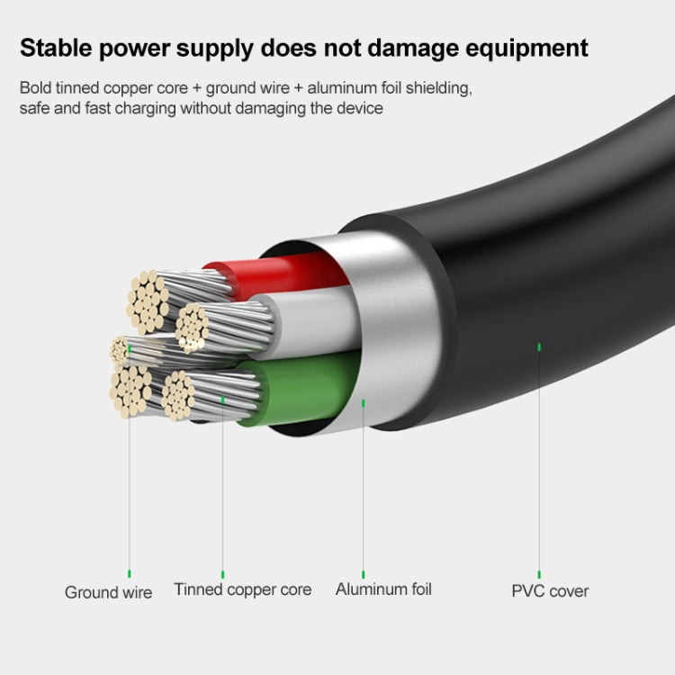2 in 1 USB 2.0 Male to Mini 5pin Male + USB Male Cable, Length: 80 cm