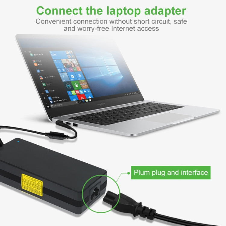 3 Prong Style US Notebook Power Cord, Cable Length: 1.8m