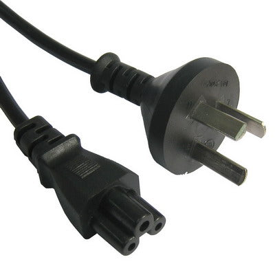3 Prong Style Notebook Power Cord, Length: 1.8m, AU Plug