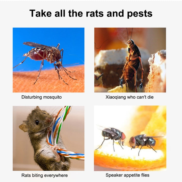 Ultrasonic Electronics Insecticide with Two Steps of Adjustable, White (US Plug)