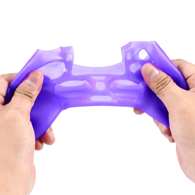 Flexible Silicone Protective Case for Sony PS4 Game Controller, Random Color Delivery