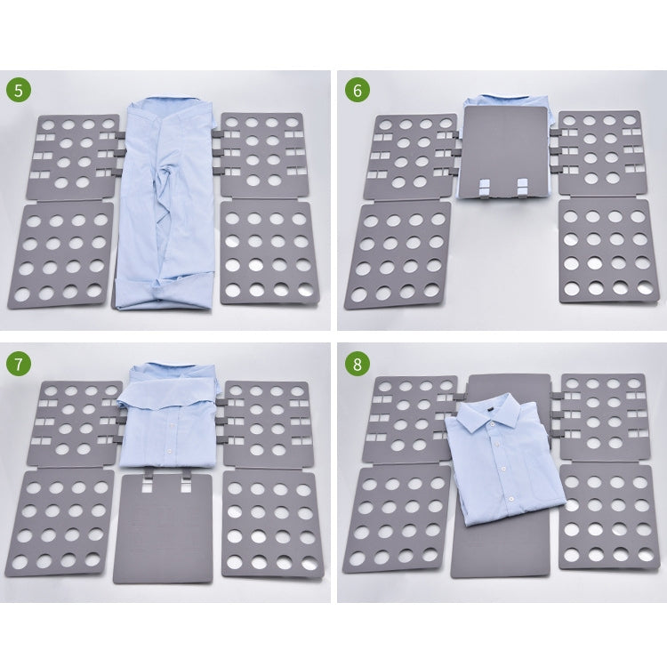 Durable Plastic Laundry Storage Fold Unique Clothing Shelves Stacked Board Organizer Tools, Random Color Delivery, Expand Size: 66*57cm