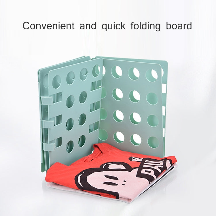 Durable Plastic Laundry Storage Fold Unique Clothing Shelves Stacked Board Organizer Tools, Random Color Delivery, Expand Size: 66*57cm
