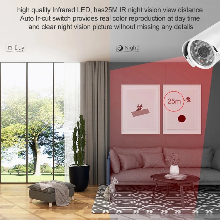 1 / 3 inch Sony 420TVL 6mm Fixed Lens Array LED & Waterproof Color CCD Video Camera without Bracket, IR Distance: 25m