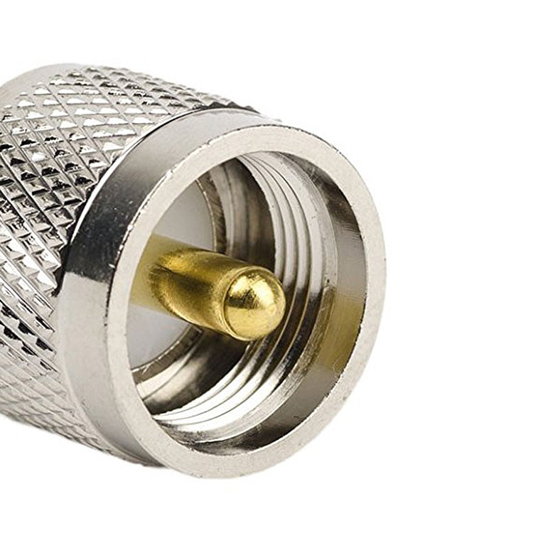 UHF Male to SMA Female Connector RF Coaxial Adapter