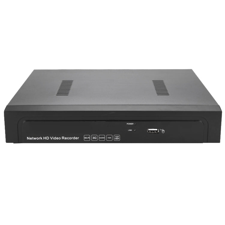 N4/1U-POE 4CH HDD NVR Digital Video Recorder, Support VGA / HDMI / USB