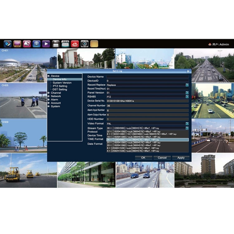 N4B3-Mini/L 4Ch 720P P2P ONVIF 1.0 Mega Pixel IP Camera NVR Kit, Support Night Vision / Motion Detection, IR Distance: 20m