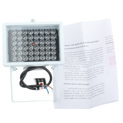 48 LED Auxiliary Light for CCD Camera, IR Distance: 50m (ZT-48W) , Size: 9x12.5x8cm