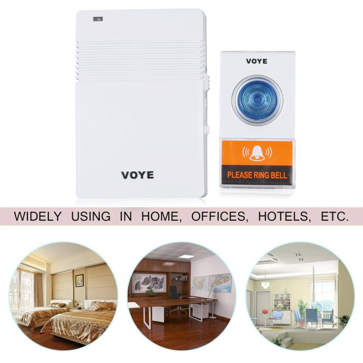 VOYE V005A Wireless Remote Doorbell with 38 Polyphony Sounds