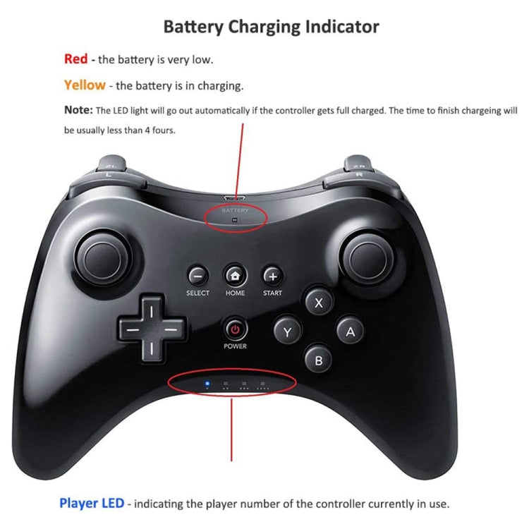 High Performance Pro Controller for Nintendo Wii U Console