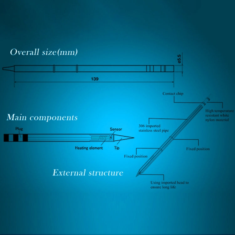 QUICKO T12-ILS Lead-free Soldering Iron Tip