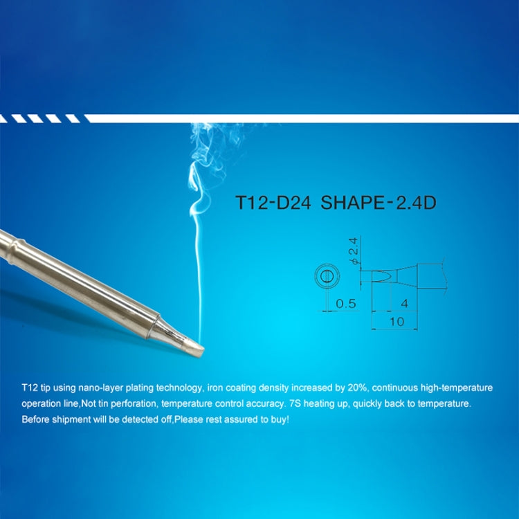 QUICKO T12-D24 Lead-free Soldering Iron Tip