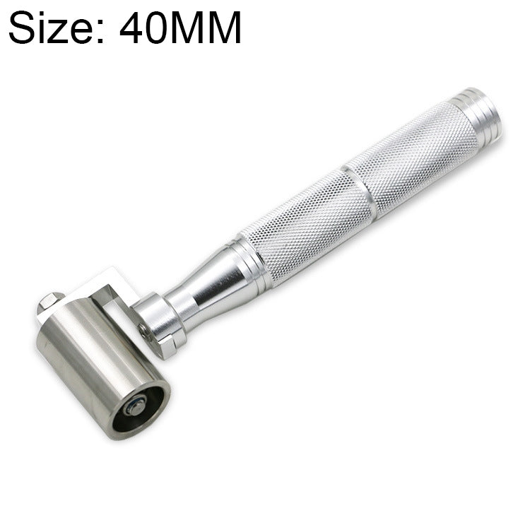Household Wall Paper Stainless Steel Wheel Tool Seam Flat Roller with Bearing, Size: 40X24mm