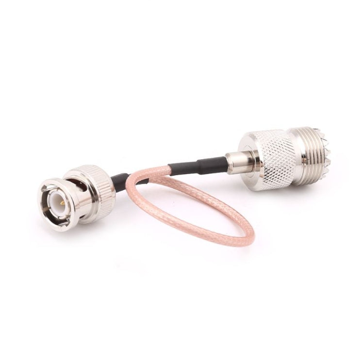 UHF SO239 Female To BNC Male RG316 Connecting Cable, Length: 15cm