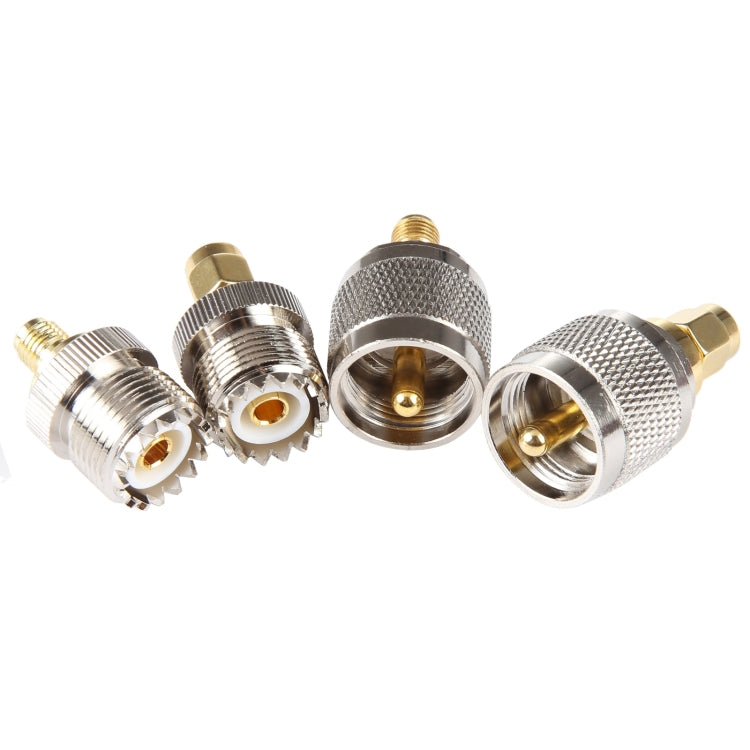 4 in 1 UHF To SMA RF Coaxial Connector Adapter
