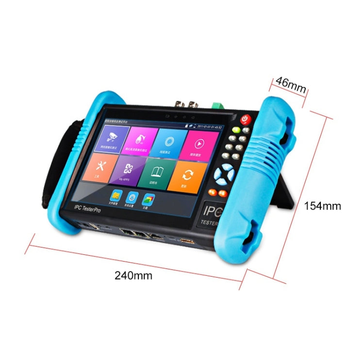 IPC9800Plus+ 4K H.265 Network Coaxial Engineering Video Surveillance Tester with 7 inch IPS Display, AU Plug