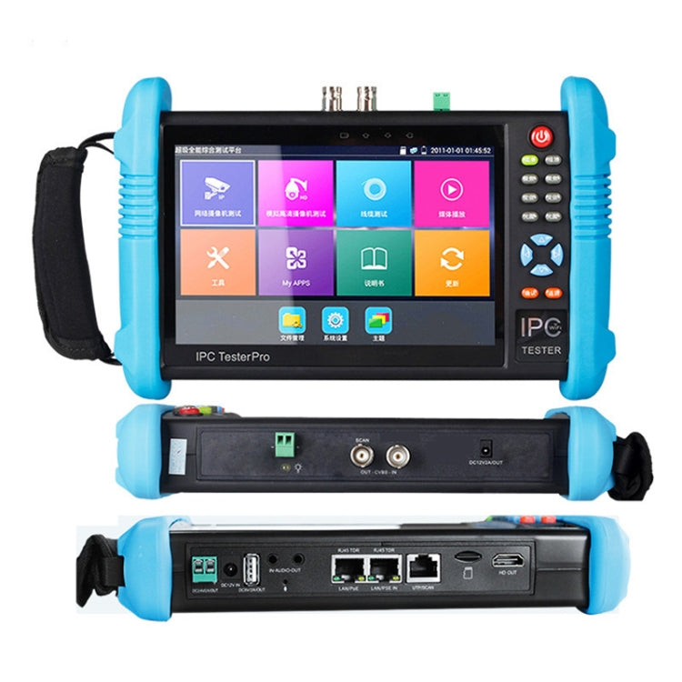 IPC9800Plus+ 4K H.265 Network Coaxial Engineering Video Surveillance Tester with 7 inch IPS Display, AU Plug