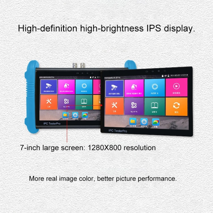 IPC9800Plus+ 4K H.265 Network Coaxial Engineering Video Surveillance Tester with 7 inch IPS Display, AU Plug