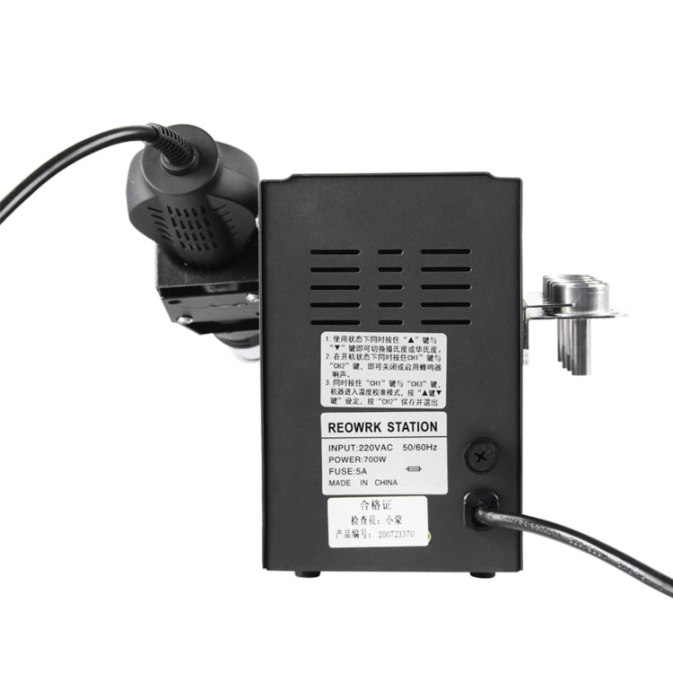 SUGON 2020D Hot Air Gun Station, AU Plug