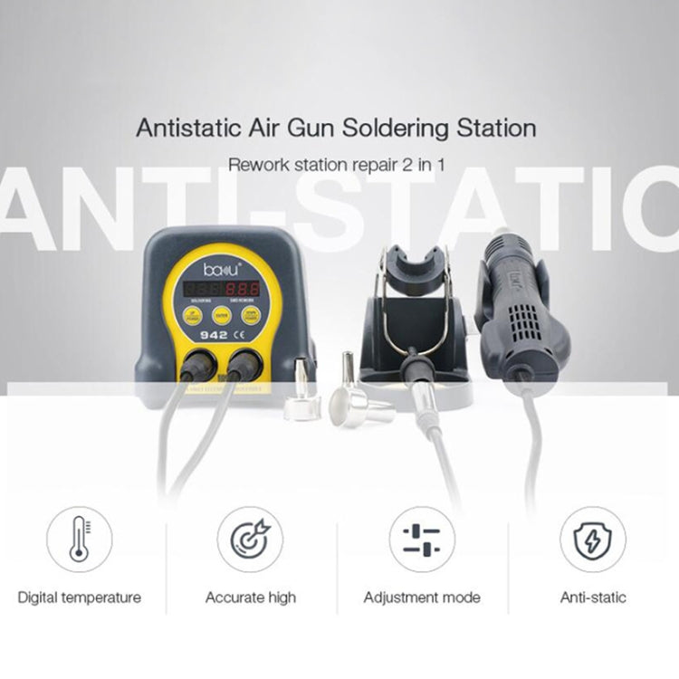 BAKU ba-942 Led BGA SMD Hot Air Rework Soldering Station, US Plug