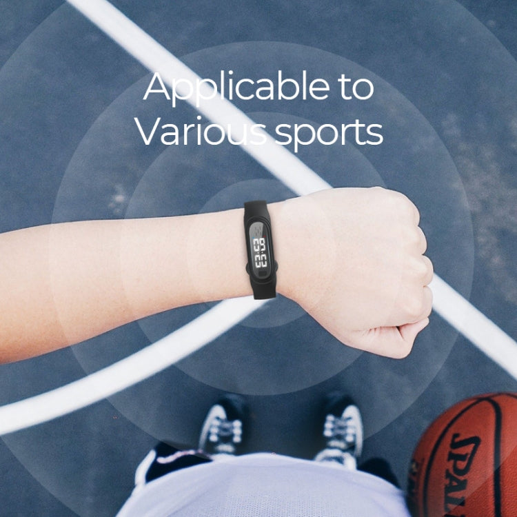 Q2 Outdoor Ultrasonic Electronic Mosquito Repellent Bracelet, Support Three-gear Mode & Time Display