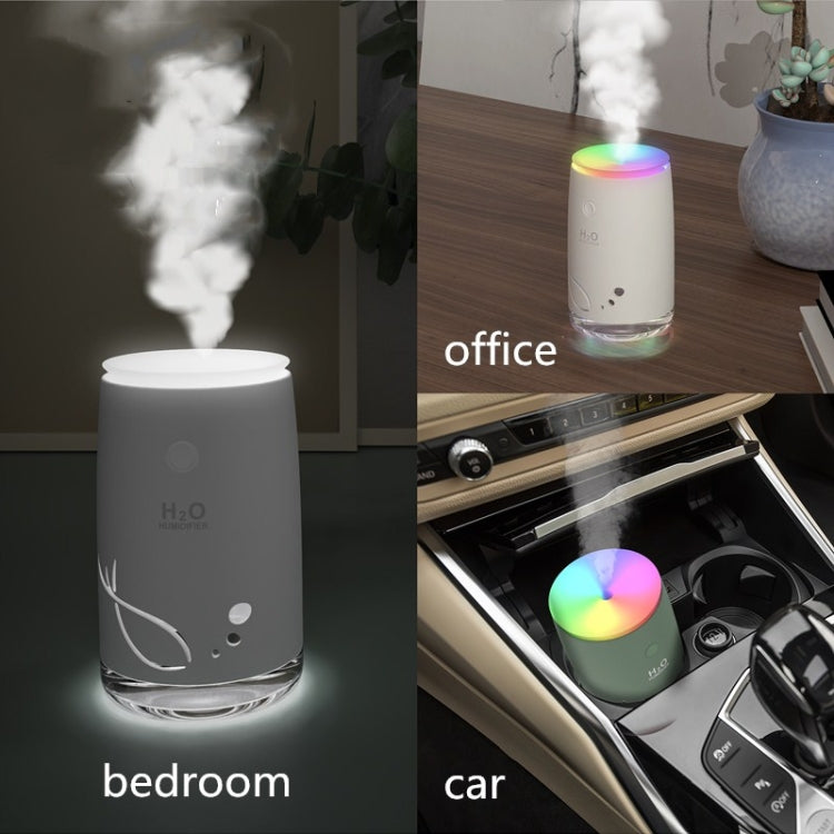 Concise Fish Pattern Mini Home Mute Bedroom Student Dormitory Office Portable USB Wireless Durable Humidifier