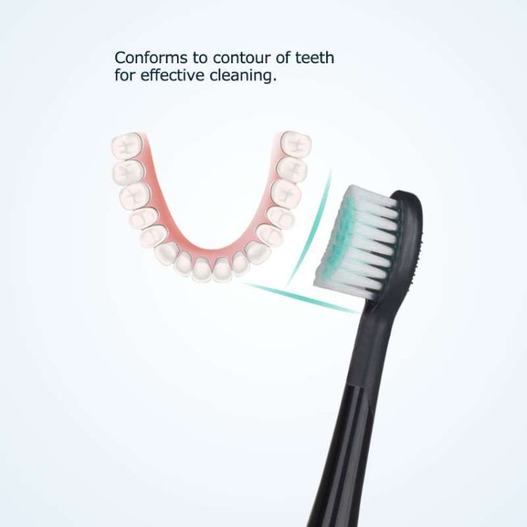 4 PCS Toothbrush Heads and Caps for Mornwell D01/D02 Electric Toothbrushes