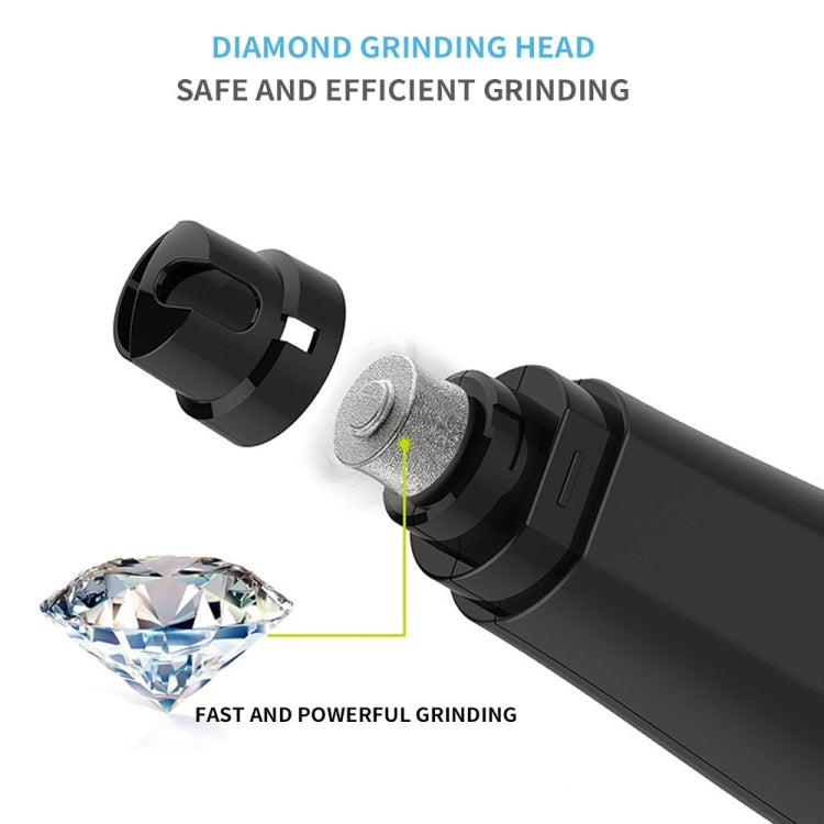 Electric Dog Cat Nail Polisher Portable Nail Clipper File Kit Pet Paw Tools