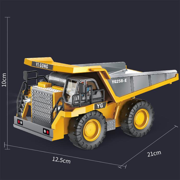 MoFun 1048 2.4G remote control nine-channel cargo construction vehicle 1:24 multi-function mining truck dumper