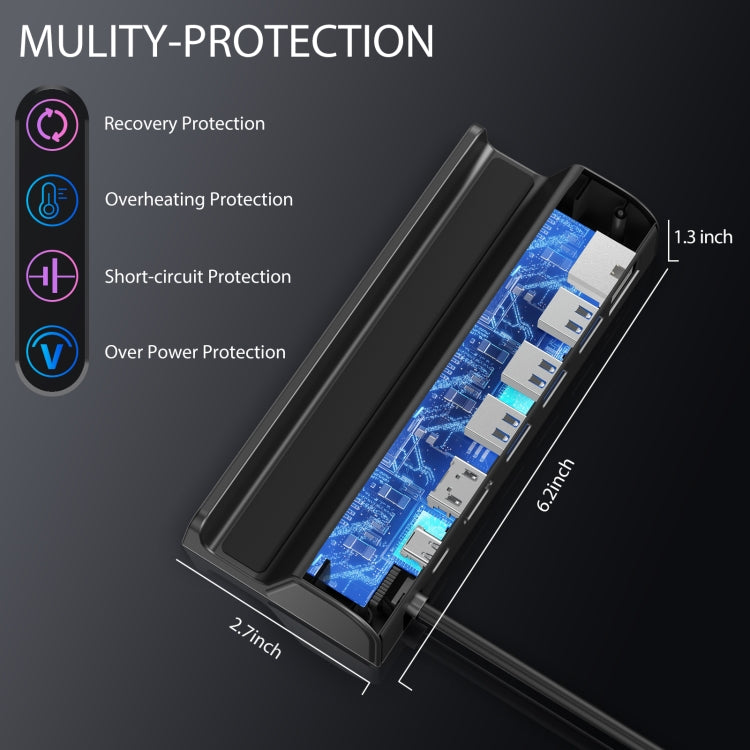 For Steam Deck Expansion Dock Charging Dock Charging Dock HDMI Gigabit Network Port Converter