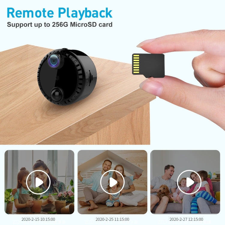 R10 4K HD Night Vision Cell Phone Remote Camera WiFi Webcam Home Network Monitor Camera