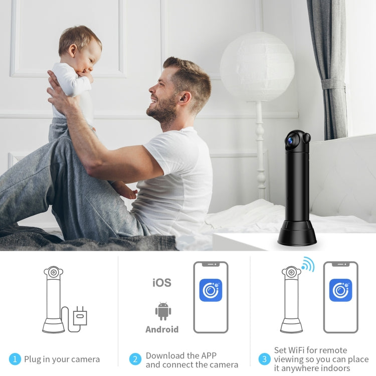 V10 HD Infrared Home Night Vision Mini Camera Remote Control Family Security Camera