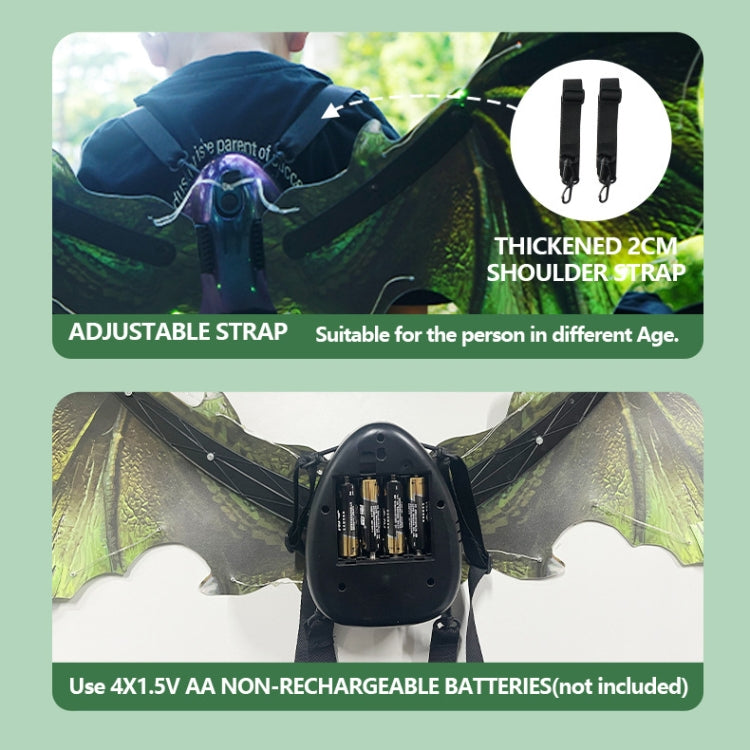 Rockwoo R02 Electric Dinosaur Wings with Lighting and Music