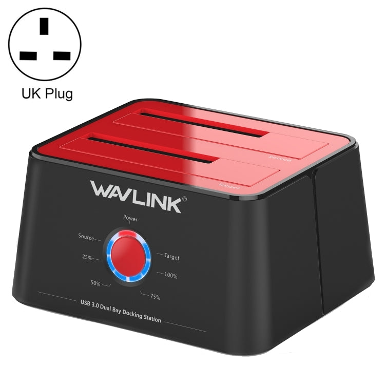 Wavlink ST334U SSD Dual Bay External Hard Drive Docking Station USB 3.0 to SATA I/II/III