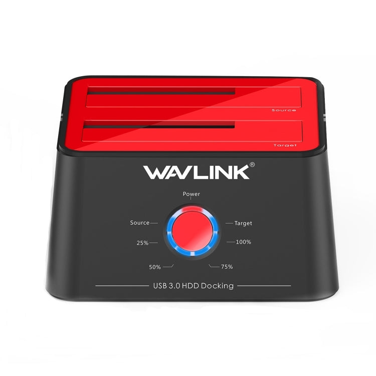 Wavlink ST334U SSD Dual Bay External Hard Drive Docking Station USB 3.0 to SATA I/II/III