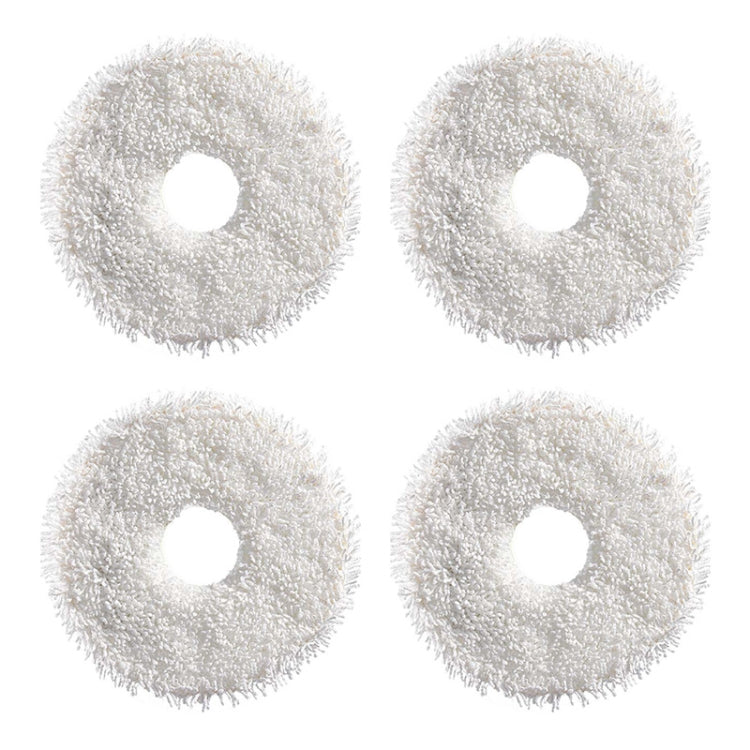 JUNSUNMAY 4pcs Washable Mop Pads Replacement for ECOVACS DEEBOT X1 Turbo / X2 Omni / T20 Pro