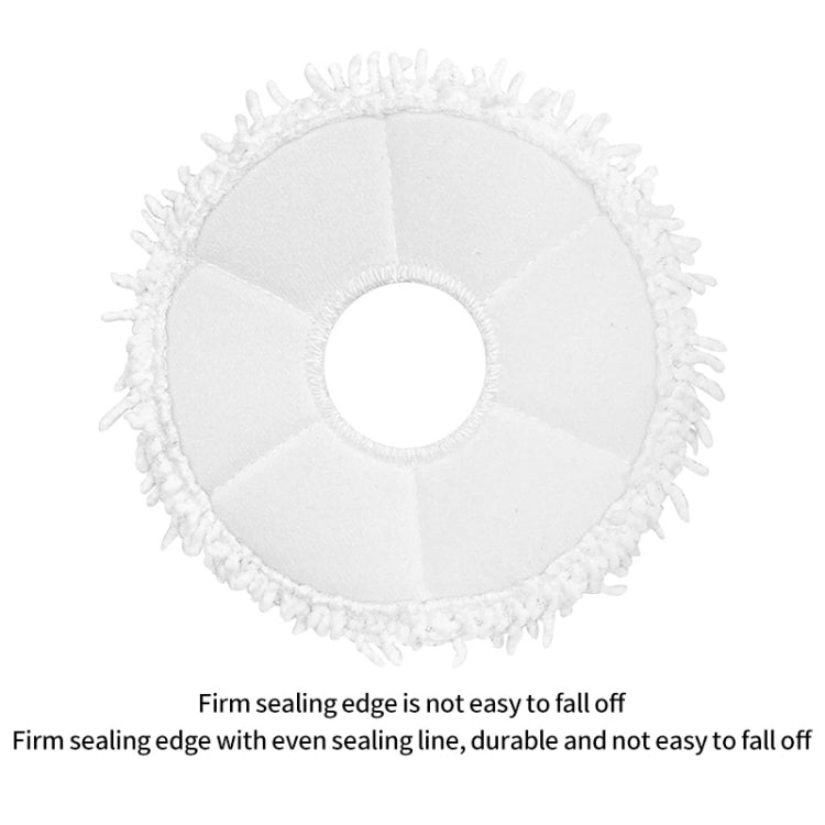 JUNSUNMAY 4pcs Washable Mop Pads Replacement for ECOVACS DEEBOT X1 Turbo / X2 Omni / T20 Pro