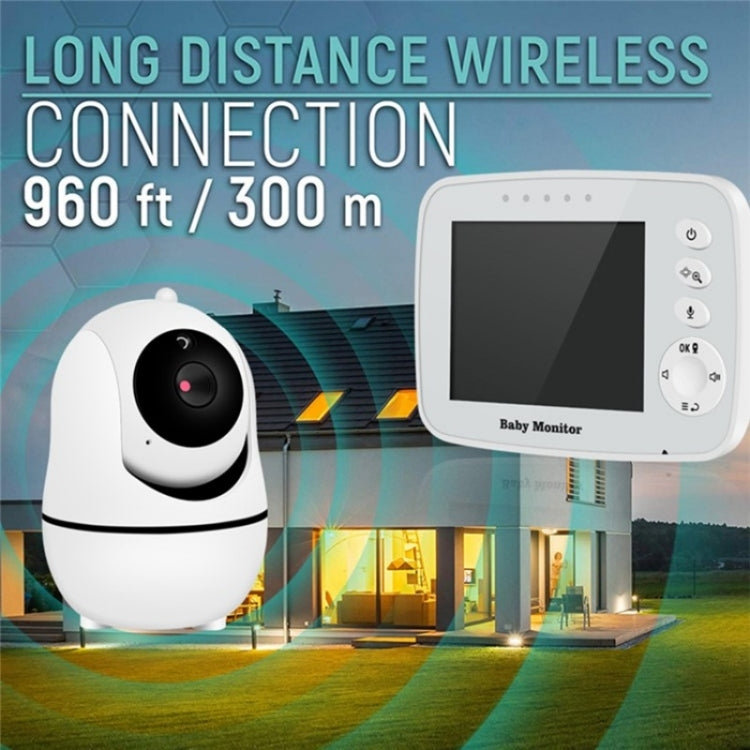 SM32PTA Two-Way Audio Night Vision Surveillance Camera 3.5 inch Baby Monitor