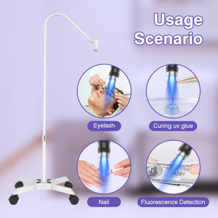 HD-AL20 Aluminum Alloy Beauty UV Lamp for Eyelash Extensions Nail Salon Foot Pedal Control