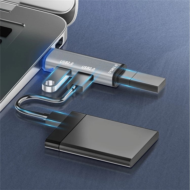 ADS-302A 3 in 1 USB to USB 3.0 / 2.0 Hub Expansion Station USB Adapter