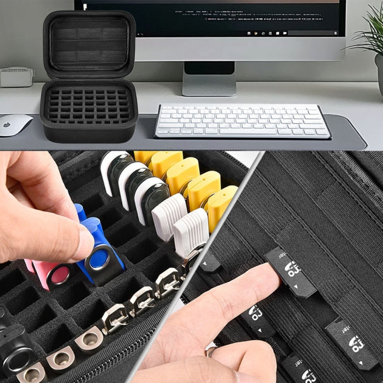 USB Flash Drives Card Box Electronic Spare Parts Storage Bag