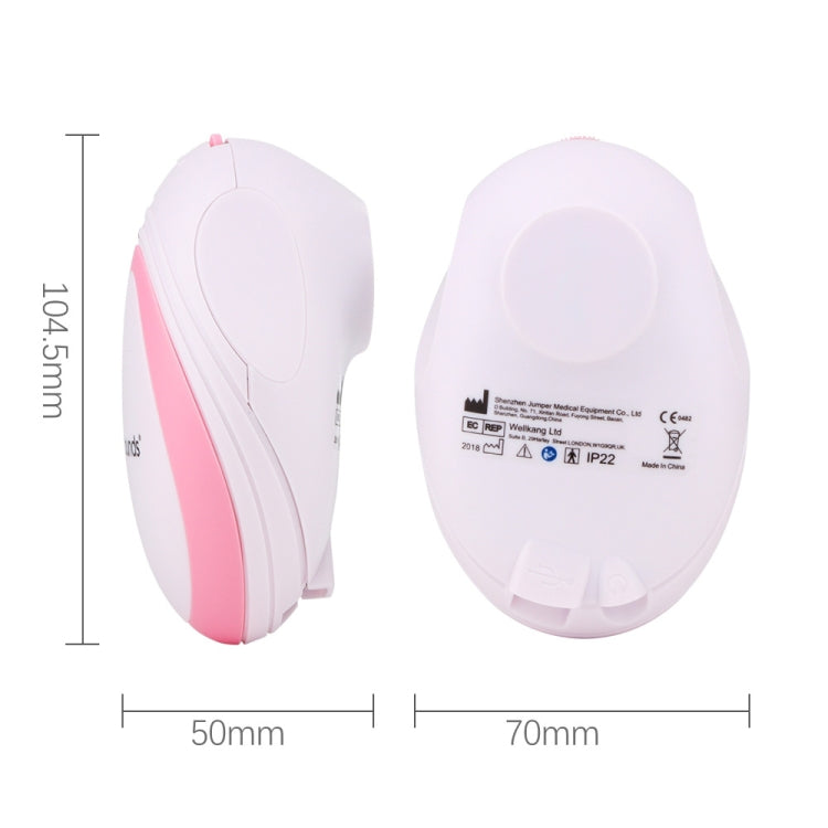JPD-100S Mini Household Fetal Doppler Prenatal Pocket Baby Ultrasound Detector Angel Sound Heartbeat Pregnant Doppler Monitor