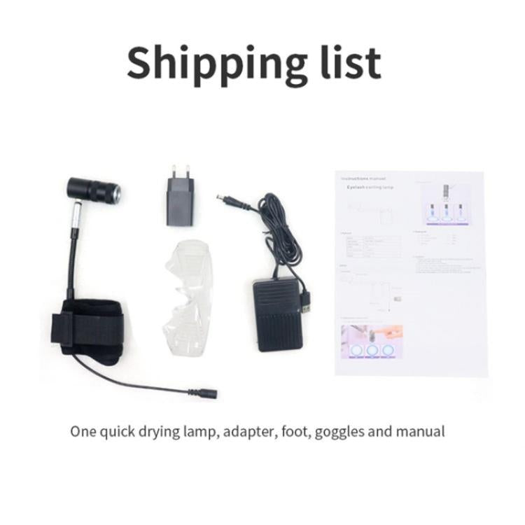 AL50 Eyelash Extensions / Nail Art / Eyebrow Tattoo Wrist Strap Curing Light UV Lamp