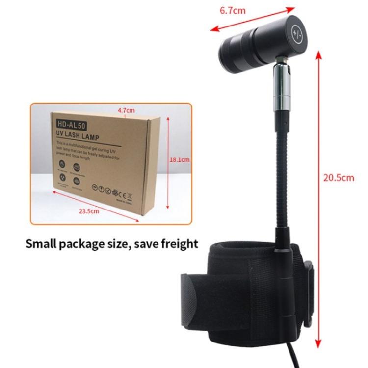 AL50 Eyelash Extensions / Nail Art / Eyebrow Tattoo Wrist Strap Curing Light UV Lamp