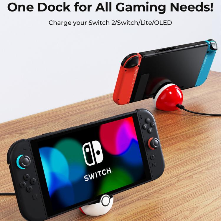 For Nintendo Switch 2 Dock/Switch/Switch OLED/Switch Lite Game Console Type-C Port Charging Dock