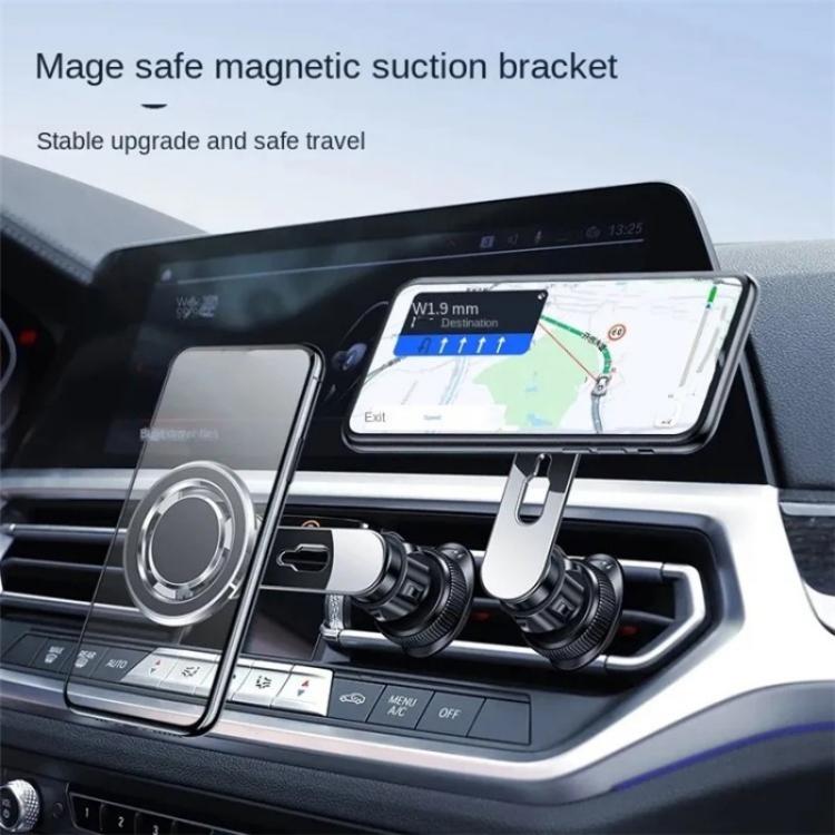 JMARY MH-78 Strong Magnetic Absorption Cell Phone Holder Bracket Car Air Vent Phone Mount