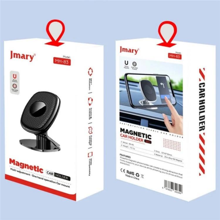 JMARY MH-83 Easy and Fast Installation Rotation Car Magnetic Phone Holder