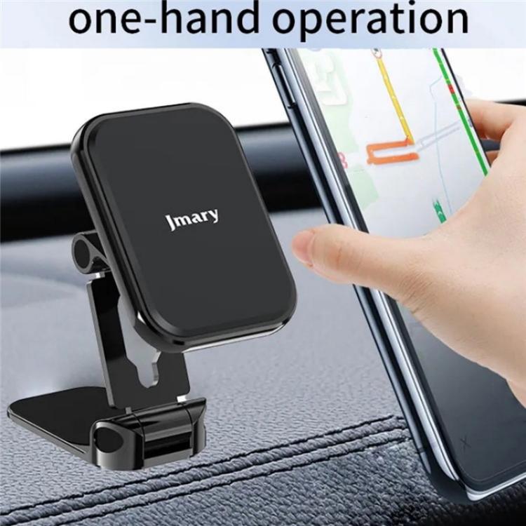 JMARY MH-82 Car Dashboard Zinc Alloy Foldable Magnetic Phone Holder